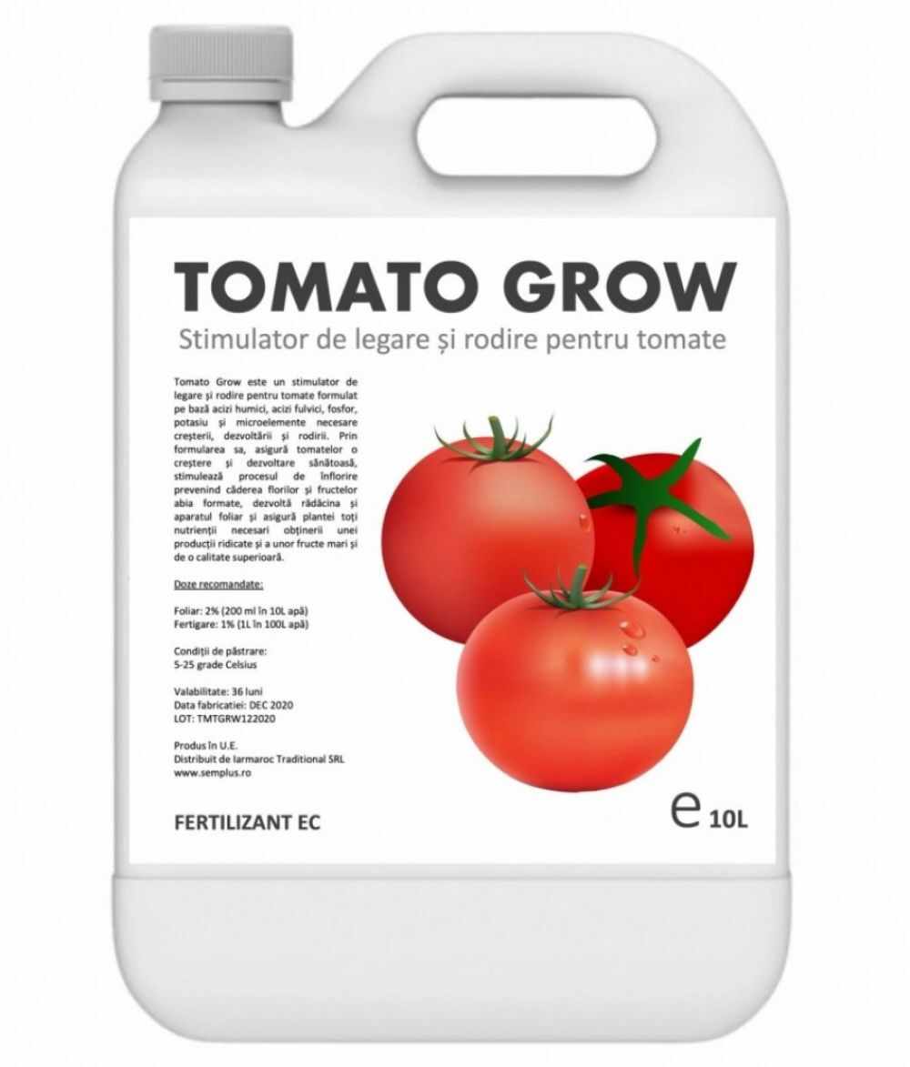 Stimulator de legare si rodire pentru tomate Tomato Grow 10 litri
