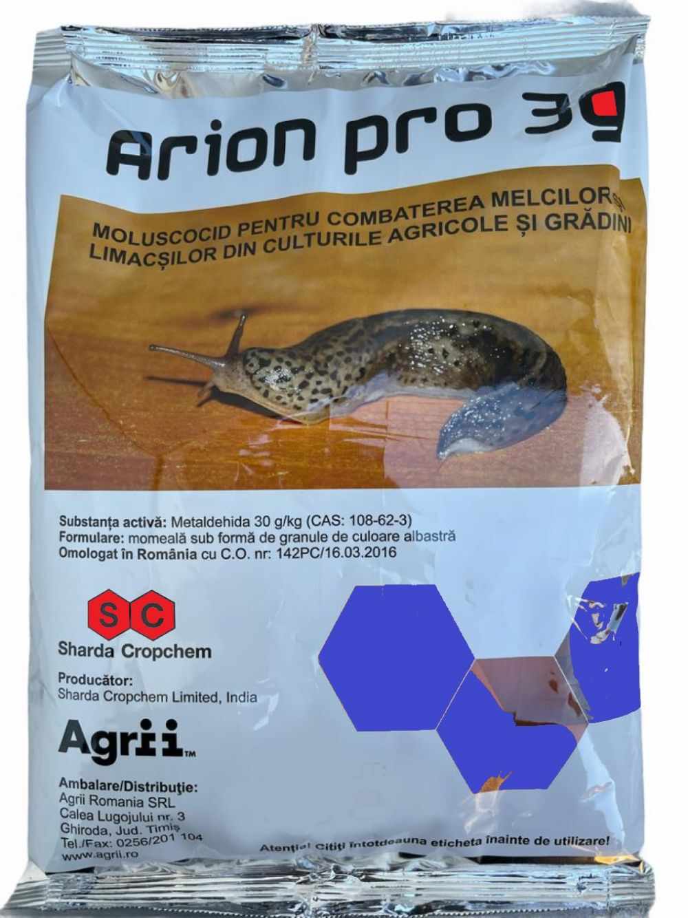 Moluscocid Arion Pro 3G 40 gr