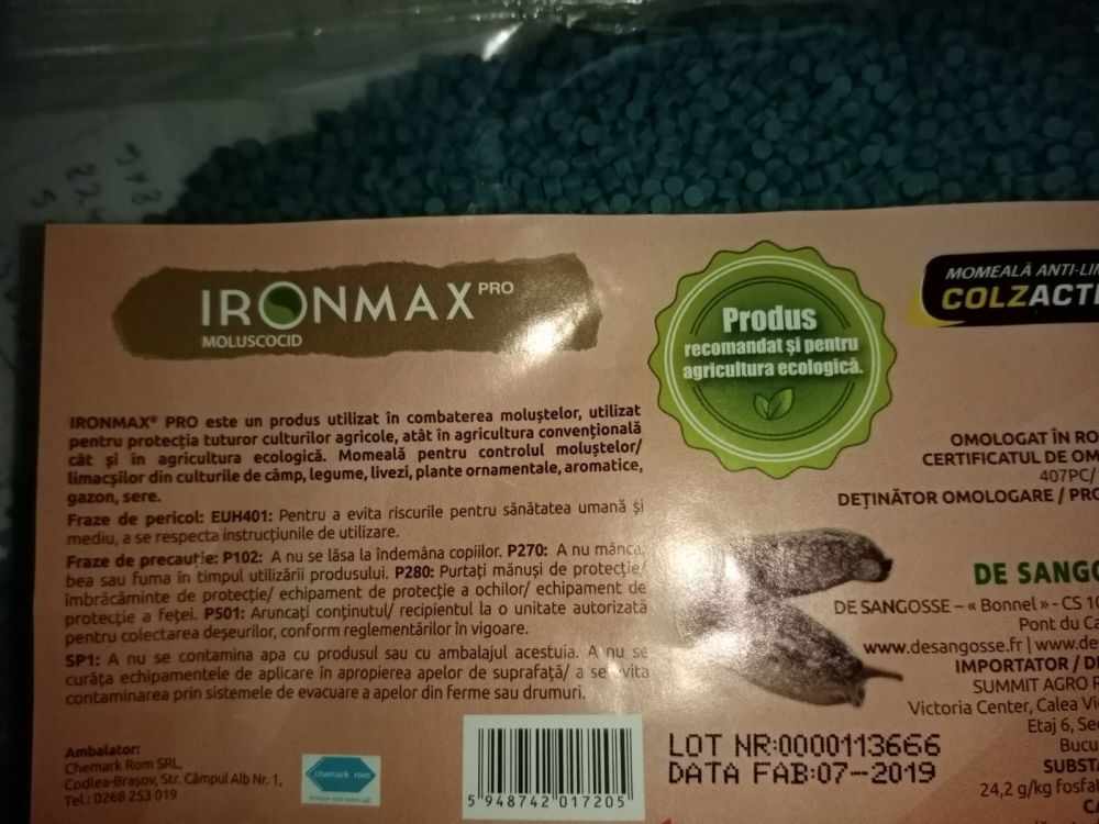 Moluscocid bio Ironmax Pro 70 g