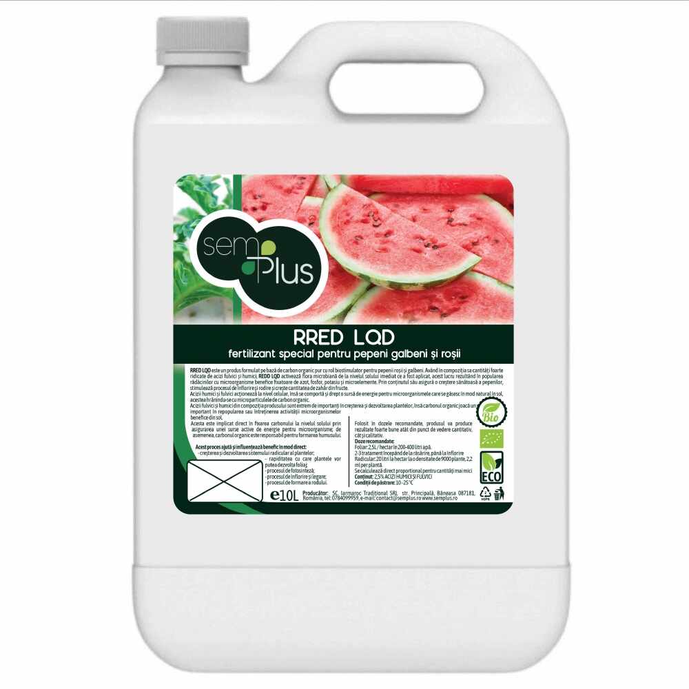 Fertilizant special pentru pepeni galbeni si rosii RRED LQD 10 litri SemPlus