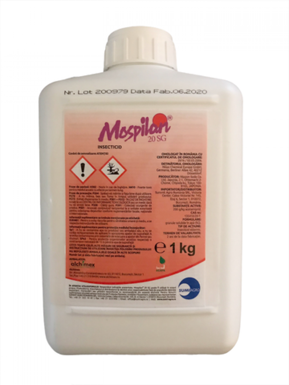 Insecticid Mospilan 20 SG 1 kilogram